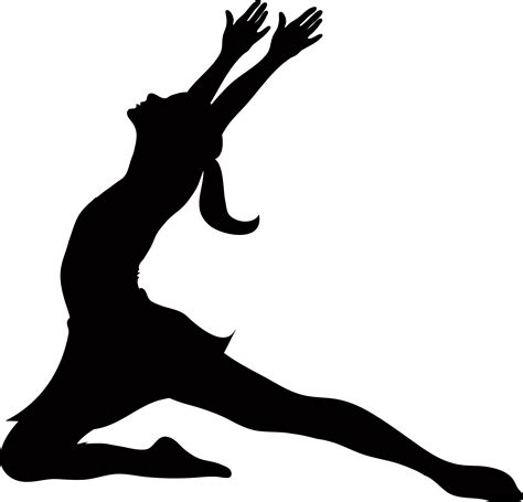 dancers silhouette|female dancer silhouette clip art.